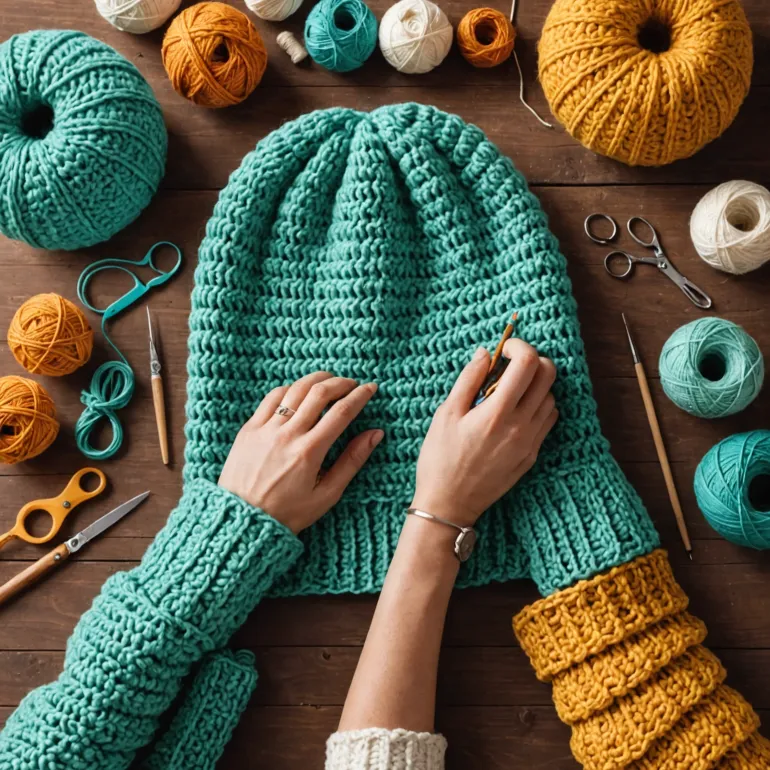 Откройте для себя мир рукоделия: как связать шапку крючком с простыми схемами для начинающих