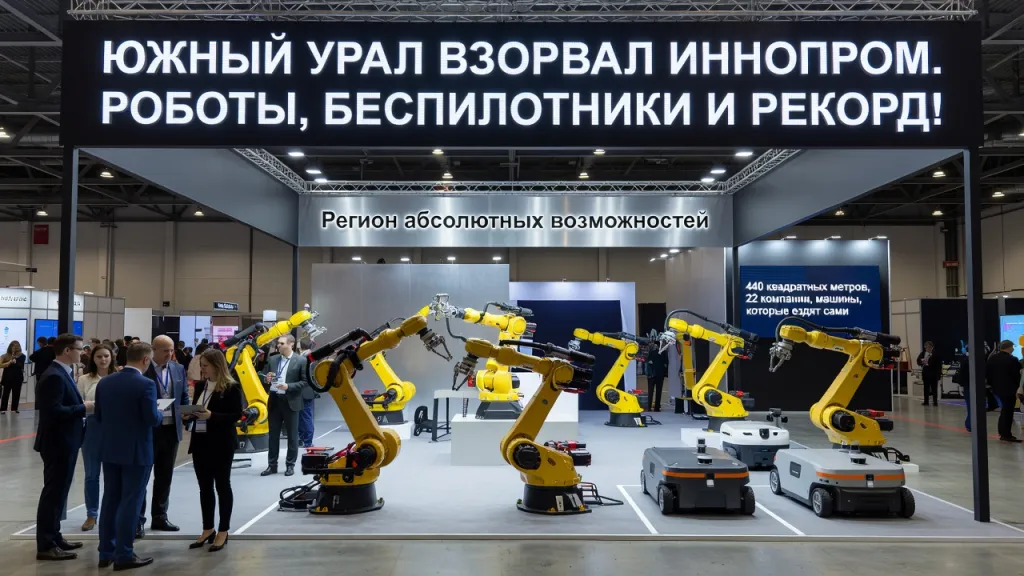 Южный Урал взорвал Иннопром. Роботы, беспилотники и рекорд!
